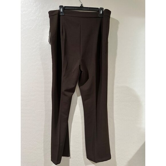 Zac & Rachel Women's pants color Chocolate size L NWT - Picture 2 of 7